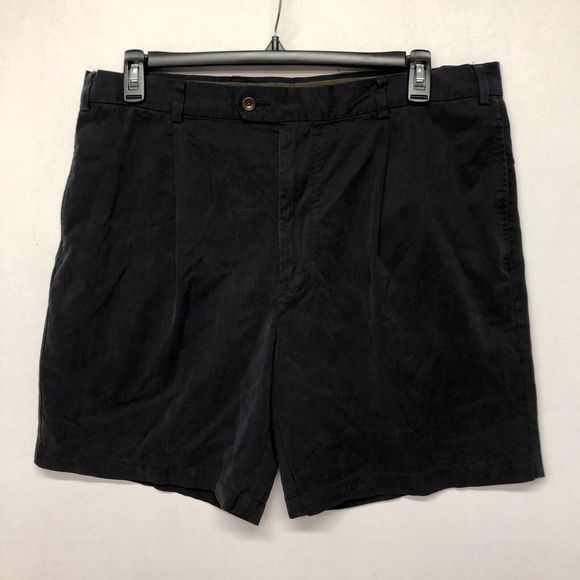 Tommy Bahama Men Pleated Chino Shorts Size 38 Lyocell Blend B240 -8 - Picture 1 of 16